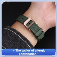 Suitable for IWC IWC Portugal Timing Series IW371620Fluoride Rubber Metal Arc Watch Strap
