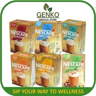NESCAFE Instant Coffee Cappuccino/Decaf 10sticks | Vanilla/Caramel/Hazelnut Latte 8sticks