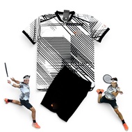 Roger Federer 2017 men's pickleball tennis clothes, Roger Federer sportswear