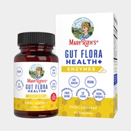 Mary Ruth’s Gut Flora Health+ Enzymes Capsules, Digestive & Gut Health Support