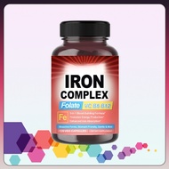 Iron Supplement for Women & Men, for Iron Deficiency, Blood Building & Energy Support Vitamin B12 Vi