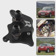 Oil Cooler LR AN10 Filter Adapter Plate For BMW Mini Cooper S Supercharger R56 Engine 1.6L Turbo 200