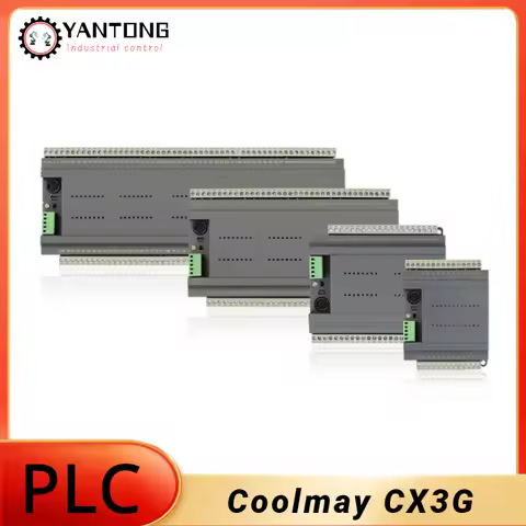 Coolmay PLC CX3G Replaces Mitsubishi FX3U WORKS2 support custom analog/Circular interpolation/Ethern
