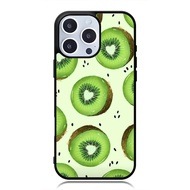 Case iPhone 16 15 14 13 12 11 Mini Plus Pro Max TPU Rubber Custom Softcase Kiwi Wallpaper