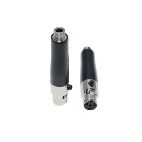 DIY Microphone Cable Adapter Standard 3.5mm Lock Sennheiser to Shure TA4F Mini Female AKG TA3F 3Pin 