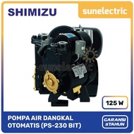 Shimizu -230 Pompa Air Dangkal 125 W Daya Hisap 9 Meter Otomatis