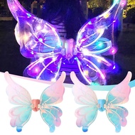 Light Up Fairy Wings For Girls Led Butterfly Costume With Music For Kids Ages 3–8 Electric N4j6