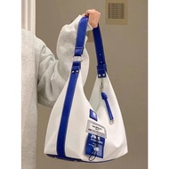 Klein Blue Blue Label Tote Bag Women 2023 Large Capacity Commuter Bag Soft All-Match Shoulder Messenger Bag