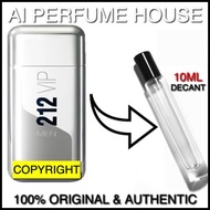 [ Decant ] 212VIP Men EDT 5ml/10ml Original Perfume Repack