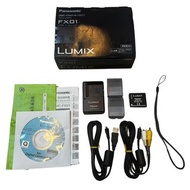 ❮二手❯ 日本 Panasonic 國際牌 Lumix DMC-FX01 CCD 數位相機配件 傳輸線 電池 電池盒