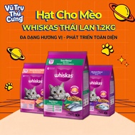 Whiskas seeds for adult cats, 3 flavors, 1.2Kg bag