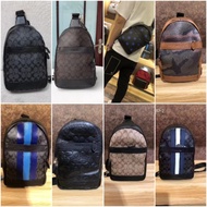 8 Colour  f54787-72043 men's chest bag PVC with cowhide