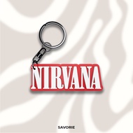 NIRVANA 8G RED WHITE 3D KEYCHAIN