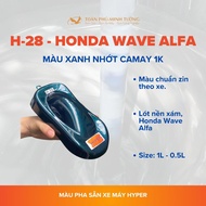 |Wave viscous green| HYPER motorbike paint oil green Honda Wave Alpha (Code: H-28) - 1Lit