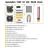 Xieji F405 SpeedyBee V3/V4 FC ESC Stack 3-6S Lipo ควบคุมการบิน50A/55A 4 In 1 ESC 30X30บลูทูธสำหรับโด