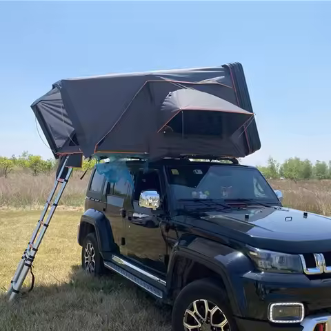 2024 New Hard Shell Side Open Roof Top Tent For Tacoma Truck 4x4 Car Rooftop Tent For Sale