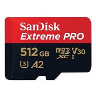 SanDisk Extreme PRO MicroSD 512GB UHS-I 170M/ 90M 記憶卡 (SDSQXCZ-512G-GN6MA)