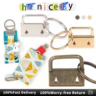 50Pcs Key Fob 2.5cm Keychain Wristlet Cotton Tail Clip For Keychain Making Perkakasan Fob Utama