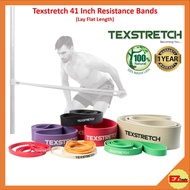 Texstretch Fitness Resistance band 41 Inch (Lay Flat Length) - workout, Exercise