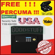 USA YALE DOUBLE LOCK HOME OFFICE DIGITAL SAFE BOX YSB/400/EB1 MONEY CASH BOX SAFETY BOX FIRE PROOF P