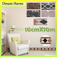 Sticker Wall Border Premium/Wallpaper List Dinding Sticker Ceramic Border Strip Sticker
