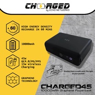 10000mAh Graphene Powerbank | Max 45W QC4.03.0 15 W Max Wireless Charging
