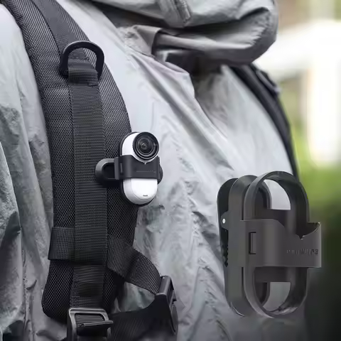 Brim Clip 360 Degree Sports Camera Mount Fixed Mount Clamp for Insta360 GO 3S/GO 3 Sports Camera Acc