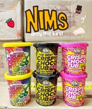 Nims Crispy choco tub    ขนมโกโกครั้นเคลือบ ขนาด250กรัม