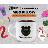 Starbucks Mug Pillow Smiley 2025 ORIGINAL