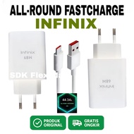 Original Infinix 68w Charger | Super Fast Charger Note 50 Pro, Zero 5G, GT 20 Pro