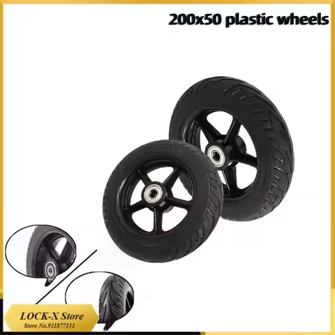8 inch Scooter solid tyres 200x50 Wheel 10mm 12mm electric With wheel hub for Electric Scooter for K