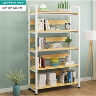 5 Tier Simple Sturdy Multifunction Landing Storage Book Shelf / Multipurpose Rack for Home Living Office