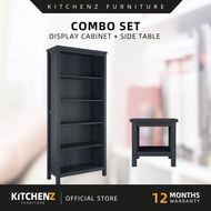 KitchenZ 3FT Akara Series Display Cabinet + 1.5FT Akara Series Side Table A1960 + A4848