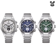 CITIZEN CA469 Men's Analog Watch ZENSHIN Senkei Chronograph Textured Dial Eco-Drive 41mm Titanium Br