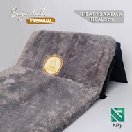 Prayer Mat Reclining/Folding Sejadah Thick Premium Foam 5cm Soft Back Velvet Fleece Material