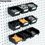 EUCALYTUSS Pegboard Bins, PP Pegboard Hooks, Pegboard Box