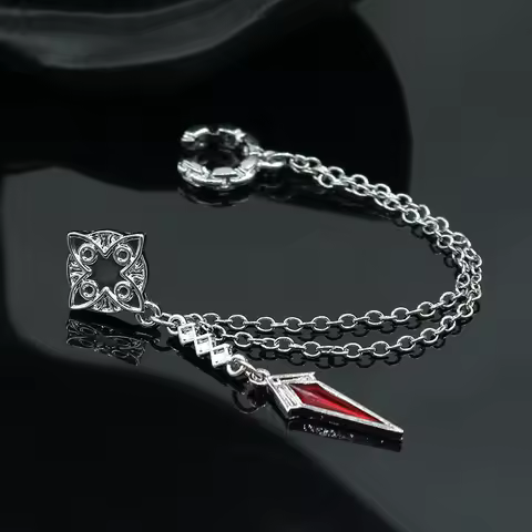 Game Genshin Impact Columbina Tartaglia Aether Pantalone Lumine Dottore Fashion Jewelry Daily Earrin