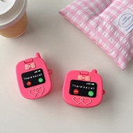 For Huawei Freebuds 6i/Pro 2/Pro 2+/Pro 3/Pro 4/4E/4i/4/5/5i/Pro/se2/SE3/Clip case Lady pink Love Re