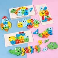 Educational Jigsaw For Kids Toddler Round Edges Color Sensory Educational Toy For Motor Skills