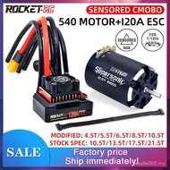 Rocket-rc Sensored Brushless Combo Supersonic 540 Sensored Brushless Motor and 120A Sensored Brushle
