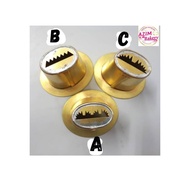 Acuan Tart Nenas Tembaga (A1) (B1) (C1)/ Pineapple tart mould  (A1) (B1) (C1) by Azim Bakery