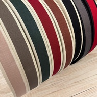 8 Colors Two-Color Webbing/3.8cm Wide/Price Is 1 Foot