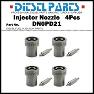 4x Diesel Fuel Injector Nozzle Tips DN0PD21 DNOPD21 ND-DN0PD21 for Kubota V1405 / Mitsubishi 4DQ5 S3