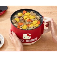 Mini Cooker, Cooking Multi-functional Steaming Instant Noodle Hot Pot, Cute Dormitory Small Electric Pot