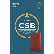 CSB Large Print Personal Size Reference Bible (LeatherTouch, Brown)