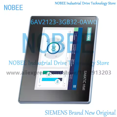 HMI SIEMENS MTP700 Unified Basic Panel 6AV2123-3GB32-0AW0 6AV21233GB320AW0, 7" Widescreen TFT Displa
