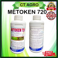 METOKEN 720 ( 1 Liter ) Racun Rumpai Herbicide Metolachlor 69% Pekatan Teremulsi Rumput Padi Burung 