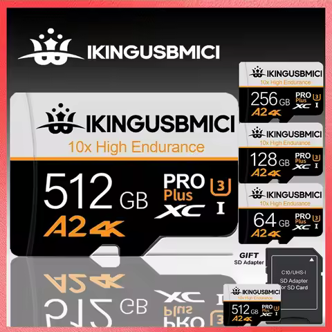 Reliable Micro SD Card SD Cards TF Cards Memory Card 32GB 64GB 256GB Full HD High Endurance V60 for 