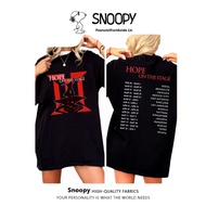 KPOP BANGTAN J-HOPE TOUR 'HOPE ON THE STAGE' Merch Cotton T-shirt Vintage Fashion Brand Clothing