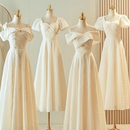Champagne Bridesmaid Dress Female Summer Bridesmaid Wedding Dress